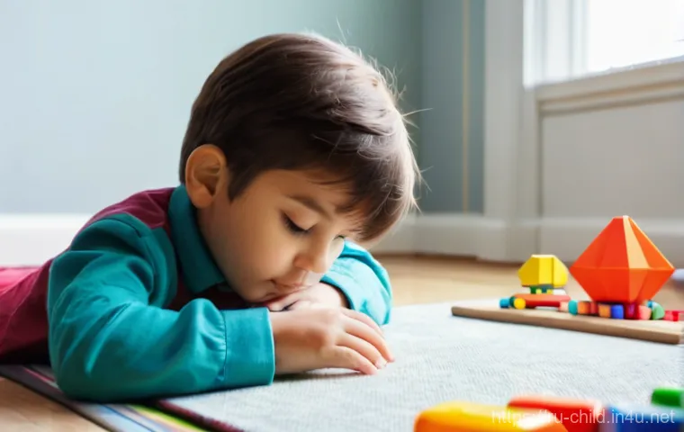 아동상담사 이직 준비 과정 - **Individual Play Therapy Session:** A warm, brightly lit children's therapy room with colorful, age...